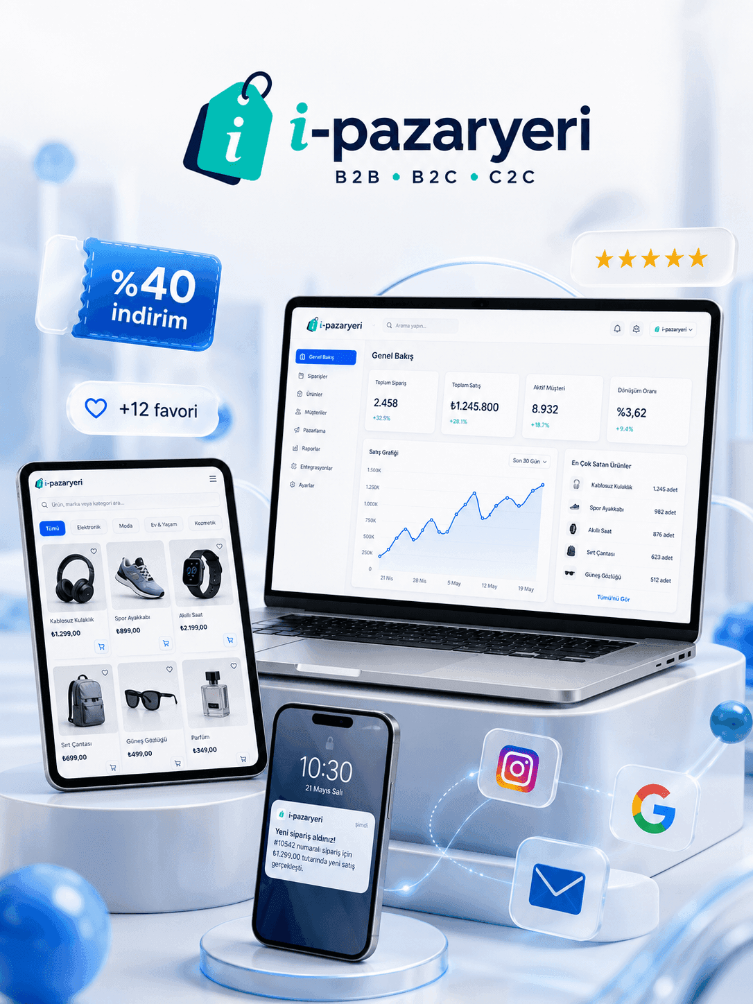 i-Pazaryeri tanıtım banner